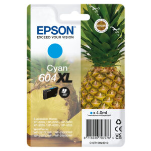 Epson 604XL cartuccia d'inchiostro 1 pz Originale Resa elevata (XL) Ciano immagine principale Epson 604XL cartuccia d'inchiostro 1 pz Originale Resa elevata (XL) Ciano