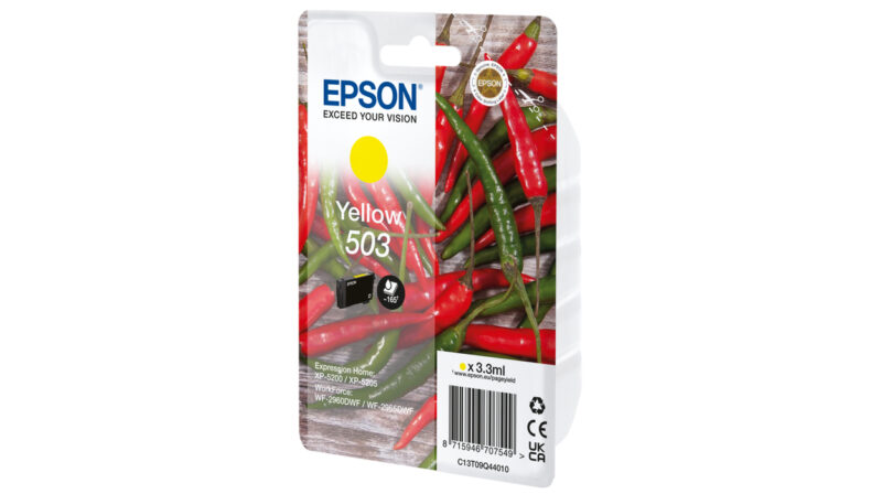 Epson 503 cartuccia d'inchiostro 1 pz Originale Resa standard Giallo
