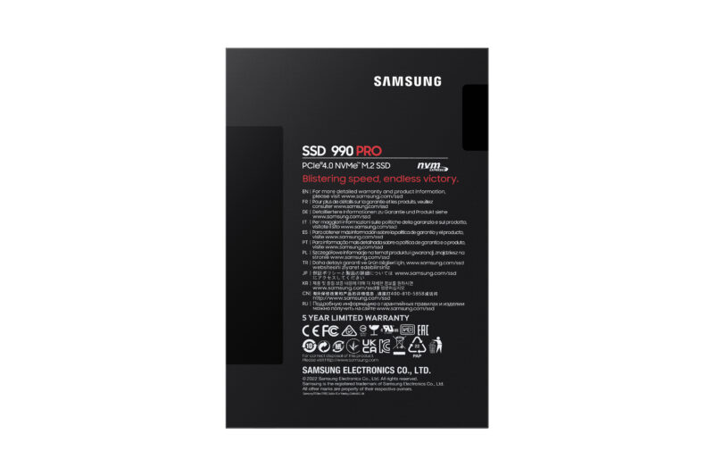 Samsung 990 PRO NVMe M.2 SSD 2TB