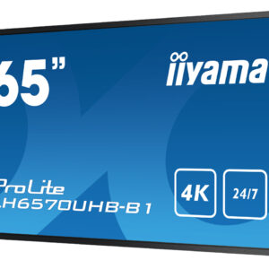 iiyama LH6570UHB-B1 visualizzatore di messaggi Pannello piatto per segnaletica digitale 163,8 cm (64.5") VA 700 cd/m² 4K Ultra HD Nero Processore integrato Android 9.0 24/7 immagine gallery 7 iiyama LH6570UHB-B1 visualizzatore di messaggi Pannello piatto per segnaletica digitale 163,8 cm (64.5") VA 700 cd/m² 4K Ultra HD Nero Processore integrato Android 9.0 24/7