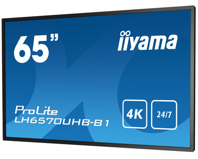iiyama LH6570UHB-B1 visualizzatore di messaggi Pannello piatto per segnaletica digitale 163,8 cm (64.5") VA 700 cd/m² 4K Ultra HD Nero Processore integrato Android 9.0 24/7 immagine gallery 7 iiyama LH6570UHB-B1 visualizzatore di messaggi Pannello piatto per segnaletica digitale 163,8 cm (64.5") VA 700 cd/m² 4K Ultra HD Nero Processore integrato Android 9.0 24/7