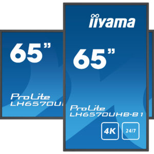 iiyama LH6570UHB-B1 visualizzatore di messaggi Pannello piatto per segnaletica digitale 163,8 cm (64.5") VA 700 cd/m² 4K Ultra HD Nero Processore integrato Android 9.0 24/7 immagine gallery 5 iiyama LH6570UHB-B1 visualizzatore di messaggi Pannello piatto per segnaletica digitale 163,8 cm (64.5") VA 700 cd/m² 4K Ultra HD Nero Processore integrato Android 9.0 24/7