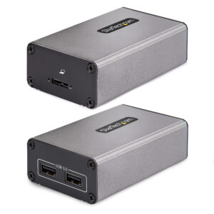 StarTech.com Extender USB 3.0 a 2 Porte su Fibra Multimodale OM3 - LC/LC - Hub 2x USB-A 5Gbps - Resistente Estensore USB su Fibra Ottica fino a 350m - Extender USB Ottico immagine principale StarTech.com Extender USB 3.0 a 2 Porte su Fibra Multimodale OM3 - LC/LC - Hub 2x USB-A 5Gbps - Resistente Estensore USB su Fibra Ottica fino a 350m - Extender USB Ottico