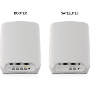 NETGEAR Orbi RBK762S Banda tripla (2.4 GHz/5 GHz/5 GHz) Wi-Fi 6 (802.11ax) Bianco 5 Interno