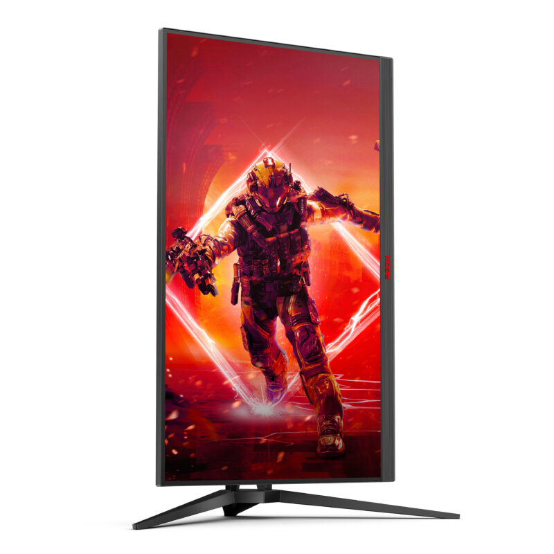 AOC AG275QZ/EU Monitor PC 68,6 cm (27") 2560 x 1440 Pixel Quad HD Nero, Rosso