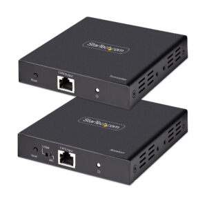 StarTech.com Extender HDMI 4K su Cavo Ethernet CAT5/CAT6, Video Extender 4K 60Hz HDR fino a 70m, Uscita HDMI e Audio S/PDIF su Cavo di Rete - Kit Estensore HDMI su Cavo LAN completo di Trasmettitore e Ricevitore immagine principale StarTech.com Extender HDMI 4K su Cavo Ethernet CAT5/CAT6, Video Extender 4K 60Hz HDR fino a 70m, Uscita HDMI e Audio S/PDIF su Cavo di Rete - Kit Estensore HDMI su Cavo LAN completo di Trasmettitore e Ricevitore