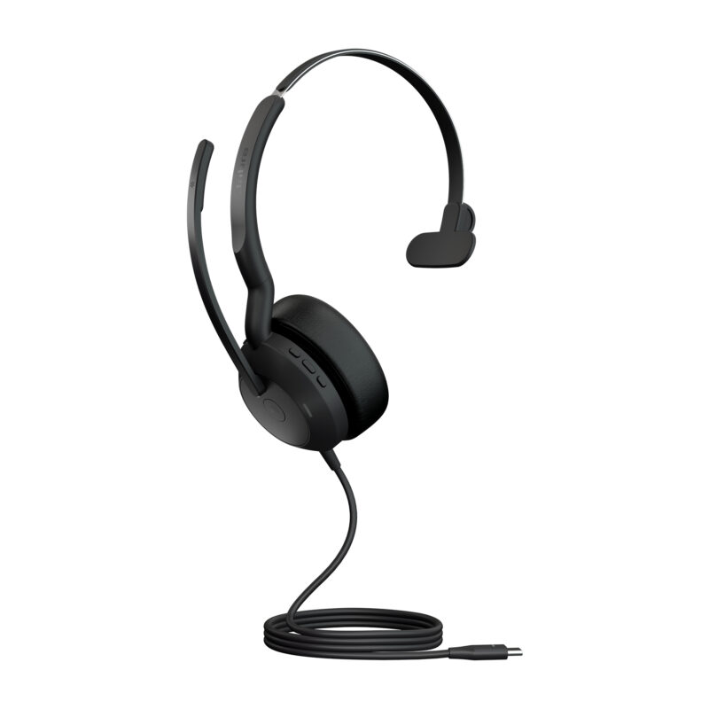 Jabra Evolve2 50 Auricolare Cablato A Padiglione Ufficio USB tipo-C Nero immagine gallery 2 Jabra Evolve2 50 Auricolare Cablato A Padiglione Ufficio USB tipo-C Nero