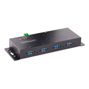StarTech.com Hub USB 3.0 Industriale a 4 Porte - Multipresa USB Alimentata, ESD e Protezione da Sovratensione - Ciabatta USB-A 5Gbps Installabile a Parete/Scrivania/Barra DIN, Splitter USB con Porte Bloccabili immagine principale StarTech.com Hub USB 3.0 Industriale a 4 Porte - Multipresa USB Alimentata, ESD e Protezione da Sovratensione - Ciabatta USB-A 5Gbps Installabile a Parete/Scrivania/Barra DIN, Splitter USB con Porte Bloccabili