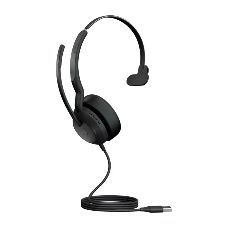 Jabra Evolve2 50 Auricolare Con cavo e senza cavo A Padiglione Ufficio USB tipo A Bluetooth Nero immagine gallery 2 Jabra Evolve2 50 Auricolare Con cavo e senza cavo A Padiglione Ufficio USB tipo A Bluetooth Nero