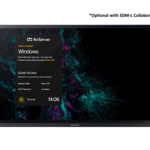 Sharp PN-LA652 Pannello piatto interattivo 165,1 cm (65") LCD 450 cd/m² 4K Ultra HD Nero Touch screen