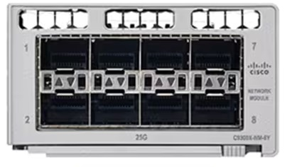 Cisco C9300X-NM-8Y modulo del commutatore di rete 10 Gigabit Ethernet, Gigabit Ethernet immagine principale Cisco C9300X-NM-8Y modulo del commutatore di rete 10 Gigabit Ethernet, Gigabit Ethernet