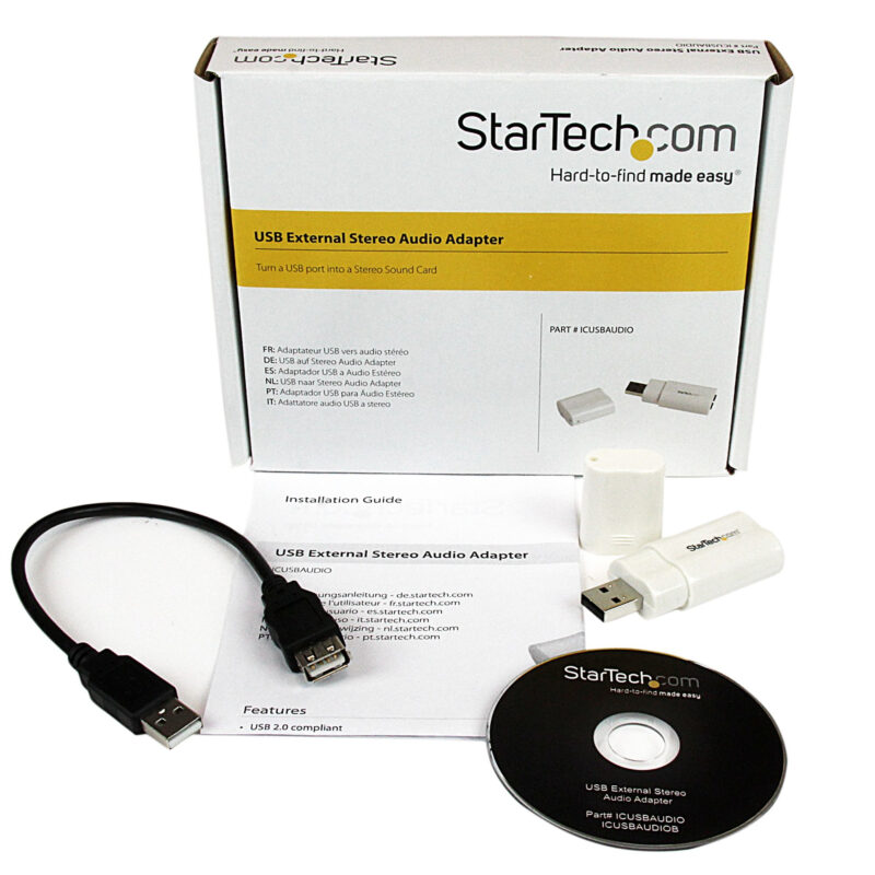 StarTech.com Convertitore adattatore USB ad audio stereo immagine gallery 6 StarTech.com Convertitore adattatore USB ad audio stereo