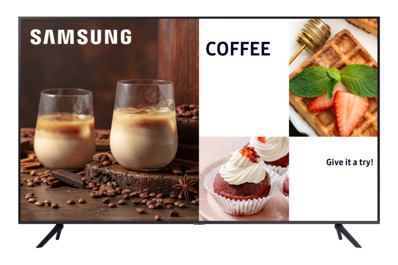 Samsung BE65C-H Pannello piatto per segnaletica digitale 165,1 cm (65") LED Wi-Fi 4K Ultra HD Nero Processore integrato Tizen