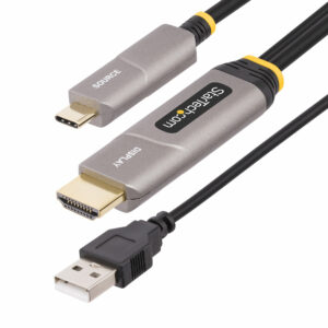 StarTech.com Cavo ottico attivo (AOC) da USB-C a HDMI 2.0 da 9,15 m, 4K 60 Hz, classificazione CL3, cavo adattatore unidirezionale da USB Type-C a HDMI