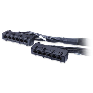 APC 50ft Cat6 UTP, 6x RJ-45 - 6x RJ-45 cavo di rete Nero 15,24 m U/UTP (UTP)