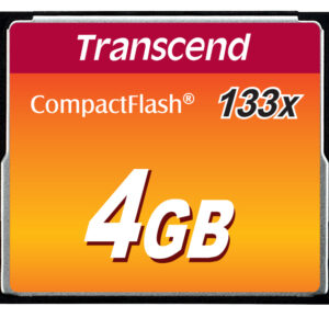 Transcend TS4GCF133 memoria flash 4 GB CompactFlash MLC