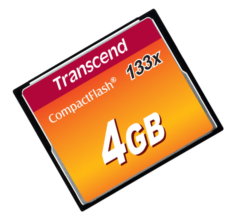 Transcend TS4GCF133 memoria flash 4 GB CompactFlash MLC