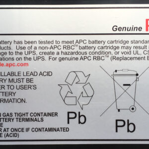 APC APCRBC118 batteria UPS Acido piombo (VRLA) immagine gallery 2 APC RBC2 batteria UPS Acido piombo (VRLA)