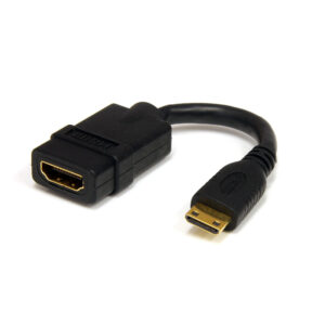 StarTech.com Cavo HDMI ad alta velocità 13 cm - HDMI a Mini HDMI - F/M immagine principale StarTech.com Cavo HDMI ad alta velocità 13 cm - HDMI a Mini HDMI - F/M