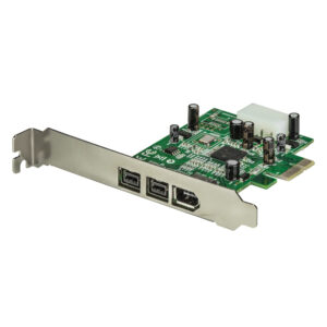 StarTech.com Scheda adattatore PCI Express FireWire 2b 1a 1394 a 3 porte immagine principale StarTech.com Scheda adattatore PCI Express FireWire 2b 1a 1394 a 3 porte