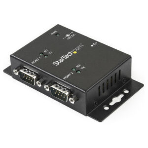 StarTech.com Hub adattatore USB a seriale 2 porte per montaggio a parete con clip per guide DIN immagine principale StarTech.com Hub adattatore USB a seriale 2 porte per montaggio a parete con clip per guide DIN