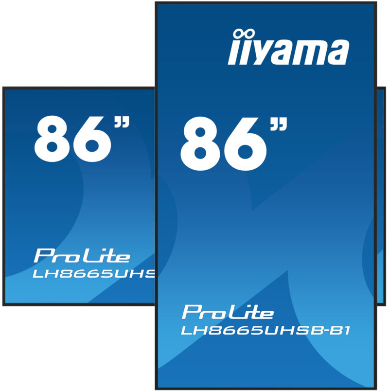 iiyama LH8665UHSB-B1 visualizzatore di messaggi Design chiosco 2,18 m (86") LED Wi-Fi 800 cd/m² 4K Ultra HD Nero Processore integrato Android 11 24/7