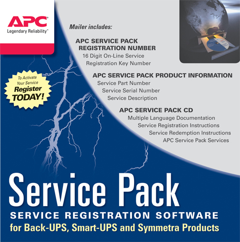 APC Service Pack 1 Year Extended Warranty 1 licenza/e 1 anno/i immagine principale APC Service Pack 1 Year Extended Warranty 1 licenza/e 1 anno/i