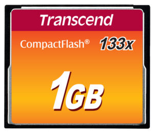 Transcend 1 GB CF 133x CompactFlash MLC immagine principale Transcend 1 GB CF 133x CompactFlash MLC