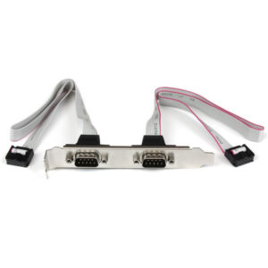 StarTech.com Staffa porta seriale DB9 16" a 2 porte a header a 10 pin immagine principale StarTech.com Staffa porta seriale DB9 16" a 2 porte a header a 10 pin