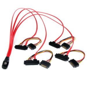 StarTech.com Cavo Mini SAS SCSI seriale collegato 50 cm - Da SFF-8087 a 4x SFF-8482 immagine principale StarTech.com Cavo Mini SAS SCSI seriale collegato 50 cm - Da SFF-8087 a 4x SFF-8482