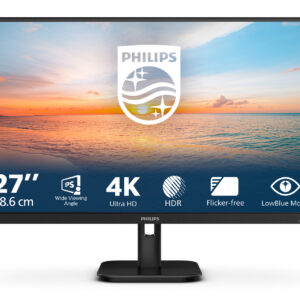 Philips 27E1N1800A/00 Monitor PC 68,6 cm (27") 3840 x 2160 Pixel 4K Ultra HD LED Nero