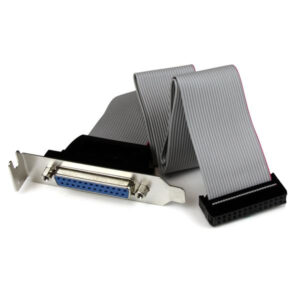 StarTech.com Adattatore cavo collettore porta parallela 40 cm basso profilo con staffa – DB25 (F) a IDC26 immagine principale StarTech.com Adattatore cavo collettore porta parallela 40 cm basso profilo con staffa – DB25 (F) a IDC26