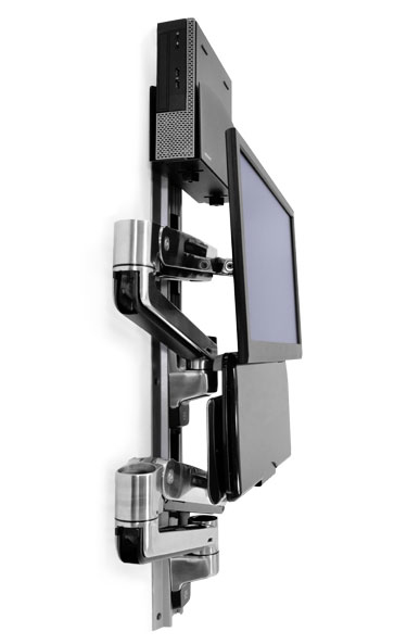 Ergotron 45-359-026 Supporti a parete per TV 106,7 cm (42") Argento