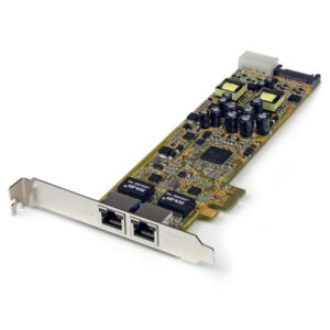 StarTech.com Adattatore scheda di rete PCIe Ethernet Gigabit PCI Express a due porte - PoE/PSE immagine principale StarTech.com Adattatore scheda di rete PCIe Ethernet Gigabit PCI Express a due porte - PoE/PSE