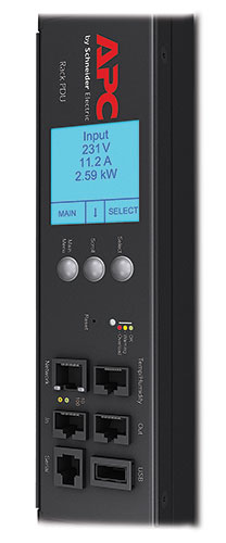 APC AP8659EU3 unità di distribuzione dell'energia (PDU) 24 presa(e) AC 0U Nero