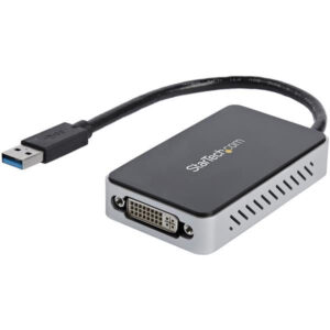 StarTech.com Adattatore scheda video esterna per più monitor USB 3.0 a DVI con hub USB a 1 porta – 1920x1200 immagine principale StarTech.com Adattatore scheda video esterna per più monitor USB 3.0 a DVI con hub USB a 1 porta – 1920x1200