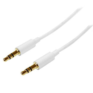 StarTech.com Cavo audio stereo slim da 3,5 mm bianco 2 m - M/M immagine principale StarTech.com Cavo Audio Stereo Slim da 3,5 mm 1,8 m - Cavo audio jack 3,5mm M/M