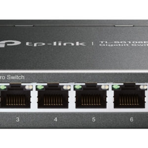 TP-Link TL-SG108E switch di rete Gestito L2 Gigabit Ethernet (10/100/1000) Nero