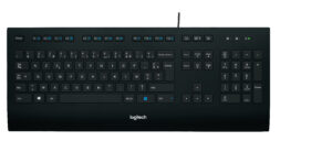 Logitech K280E Pro f/ Business tastiera Ufficio USB AZERTY Francese Nero immagine principale Logitech K280E Pro f/ Business tastiera Ufficio USB AZERTY Francese Nero