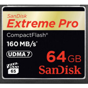 SanDisk 64GB Extreme Pro CF 160MB/s CompactFlash immagine principale SanDisk 64GB Extreme Pro CF 160MB/s CompactFlash