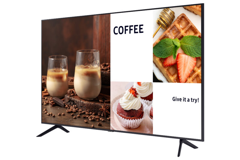 Samsung BE65C-H Pannello piatto per segnaletica digitale 165,1 cm (65") LED Wi-Fi 4K Ultra HD Nero Processore integrato Tizen