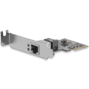 StarTech.com Scheda adattatore server di rete Gigabit NIC Gigabit PCIe PCI Express 1 porta - Basso profilo immagine principale StarTech.com Scheda adattatore server di rete Gigabit NIC Gigabit PCIe PCI Express 1 porta - Basso profilo