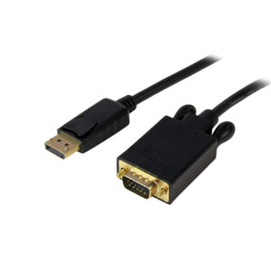 StarTech.com Cavo DisplayPort a VGA 3m - Cavo adattatore da DisplayPort a VGA attivo 1080p - Cavo da DP a VGA per monitor - Convertitore da DP 1.2 a VGA - Connettore DP a scatto immagine principale StarTech.com Cavo DisplayPort a VGA 3m - Cavo adattatore da DisplayPort a VGA attivo 1080p - Cavo da DP a VGA per monitor - Convertitore da DP 1.2 a VGA - Connettore DP a scatto