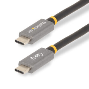 StarTech.com Cavo USB4 da 1 m, Cavo USB Type-C Certificato USB-IF, 40 Gbps, cavo di ricarica e trasferimento dati USB-C, 100W PD, 8K 120Hz/4K 240Hz, compatibile con Thunderbolt 4/3 immagine principale StarTech.com Cavo USB4 da 1 m, Cavo USB Type-C Certificato USB-IF, 40 Gbps, cavo di ricarica e trasferimento dati USB-C, 100W PD, 8K 120Hz/4K 240Hz, compatibile con Thunderbolt 4/3