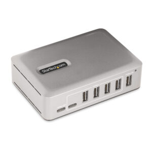 StarTech.com 10G5A2CS-USB-C-HUB hub di interfaccia USB 3.2 Gen 2 (3.1 Gen 2) Type-C 10000 Mbit/s Argento immagine principale StarTech.com 10G5A2CS-USB-C-HUB hub di interfaccia USB 3.2 Gen 2 (3.1 Gen 2) Type-C 10000 Mbit/s Argento