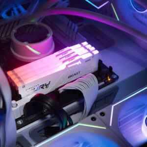 Kingston Technology FURY Beast 32GB 6000MT/s DDR5 CL30 DIMM (Kit da 2 moduli) White RGB EXPO