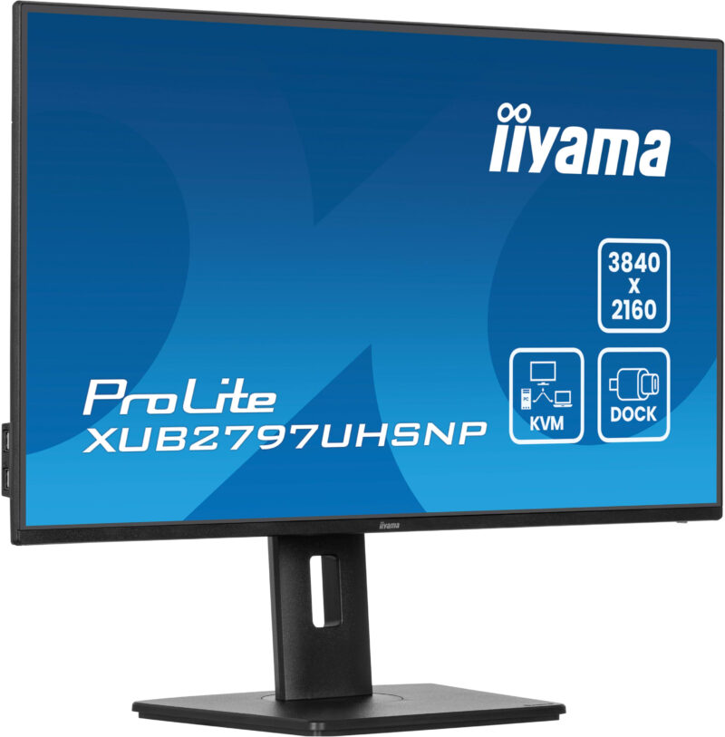 iiyama ProLite XUB2797UHSNP-B1 Monitor PC 68,6 cm (27") 3840 x 2160 Pixel 4K Ultra HD LED Nero immagine gallery 5 iiyama ProLite XUB2797UHSNP-B1 Monitor PC 68,6 cm (27") 3840 x 2160 Pixel 4K Ultra HD LED Nero