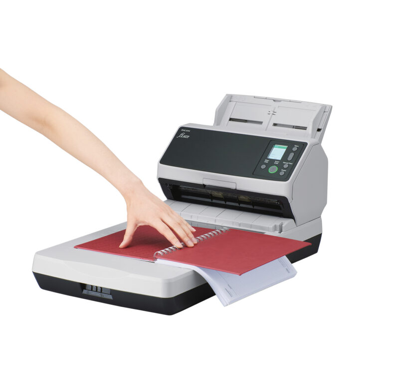 Ricoh fi-8270 ADF + scanner ad alimentazione manuale 600 x 600 DPI A4 Nero, Grigio