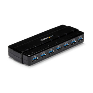 StarTech.com HUB USB 3.0 a 7 porte alimentato - Perno e concentratore USB 3.0 ultra veloce - Nero immagine principale StarTech.com HUB USB 3.0 a 7 porte alimentato - Perno e concentratore USB 3.0 ultra veloce - Nero