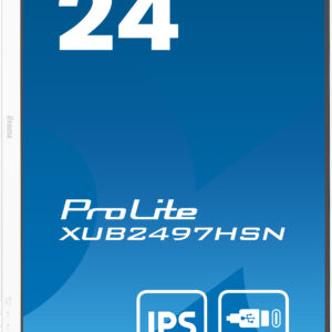 iiyama ProLite XUB2497HSN-W2 Monitor PC 60,5 cm (23.8") 1920 x 1080 Pixel Full HD LED Bianco immagine gallery 3 iiyama ProLite XUB2497HSN-W2 Monitor PC 60,5 cm (23.8") 1920 x 1080 Pixel Full HD LED Bianco